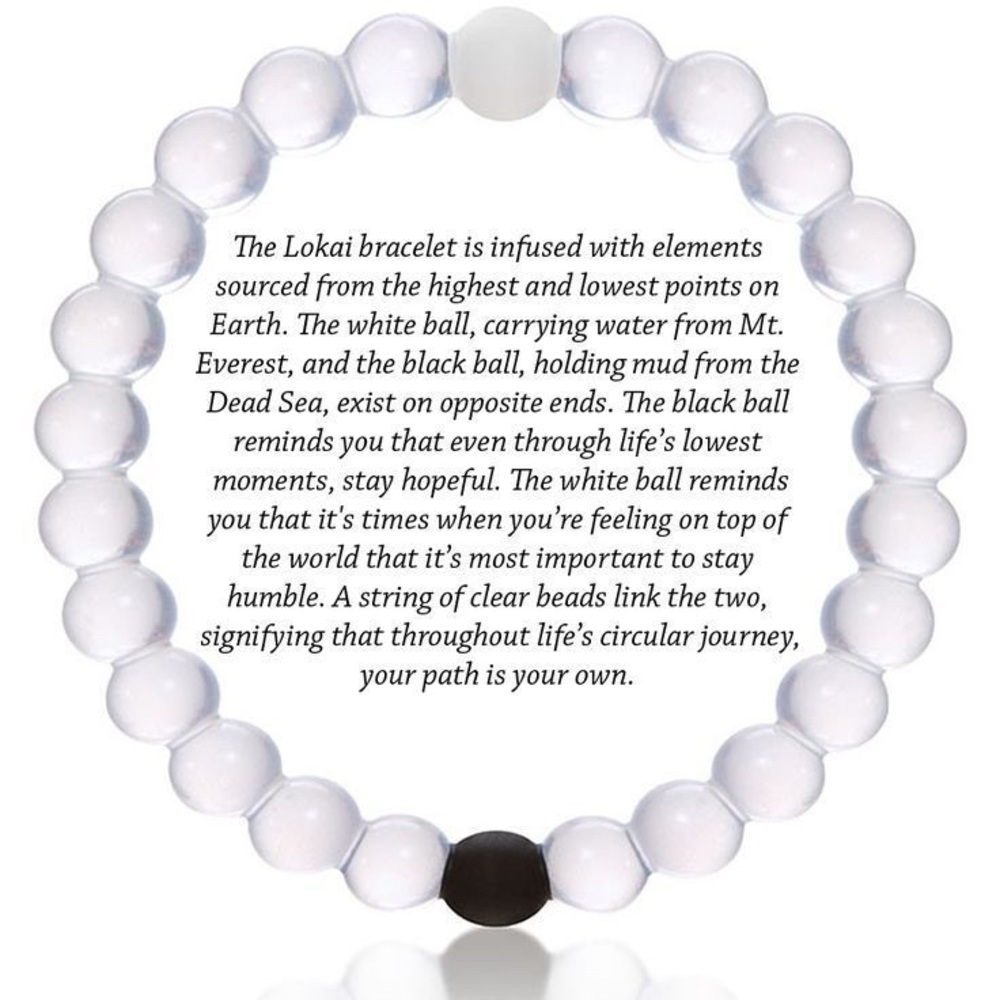 Clear & Purple Small Lokai Bracelets - image 3